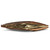 This is a tan brown leather wallet laying flat.