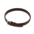 This is a size 34 dark brown  thick leather belt from the top.