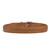 This is a size 38 black thick leather belt from the back.