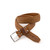 This is a tan brown thick leather belt size 38.