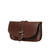 This is the side view of the Koroha leather eyeglass case in chestnut