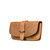 This is the side view of the Koroha leather eyeglass case in light tan
