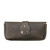 This is the back view of the Koroha leather eyeglass case in black
