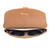 This is the inside view of the Koroha leather eyeglass case in light tan