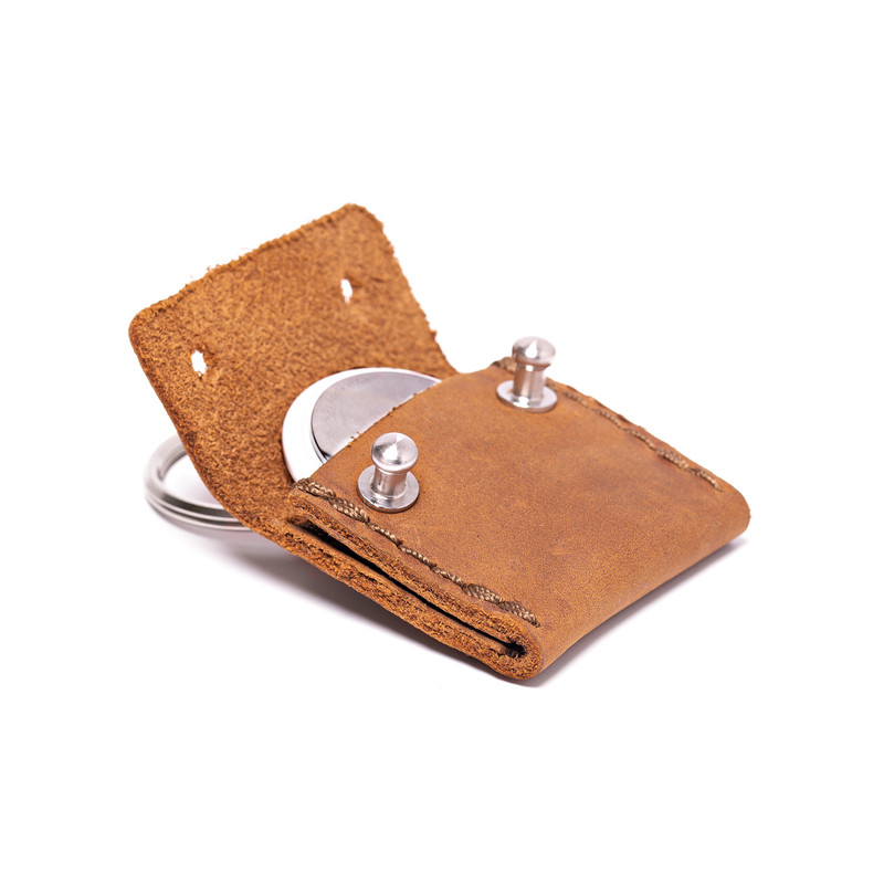 Leather AirTag Keychain Case - The Pouch