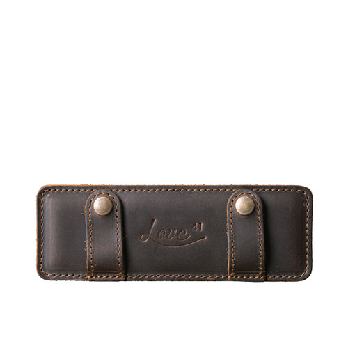 Snap on Snap Off Leather Shoulder Pad