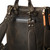 Our Medium All In One Backpack in carbon black-side details