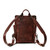 Our Medium All In One Backpack in reddish brown-back