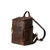 Our Medium All In One Backpack in dark brown-side
