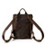 Our Medium All In One Backpack in dark brown-back
