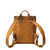 Our Medium All In One Backpack in light tan-back