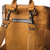 Our Medium All In One Backpack in light tan-back close view