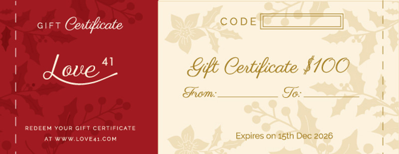 Printed Love 41 Gift Certificate