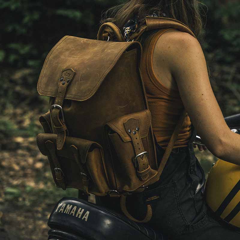 The Hiking Through the Panamanian Jungle Full Grain Leather Backpack Bedtime Story is about a trip my brother and I took where the ankle-high grass turned into dense underbrush and a double canopy overhead as we found ourselves in the middle of a dense Panamanian jungle.