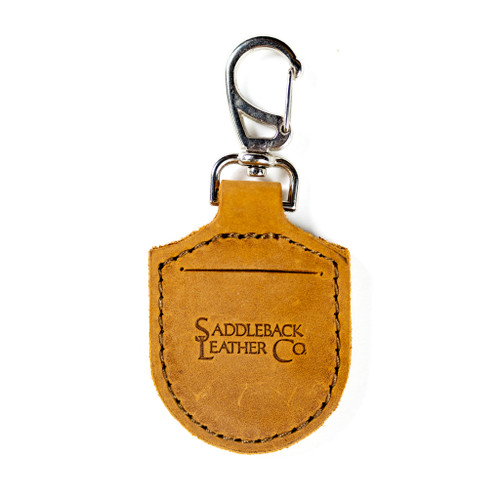 Leather AirTag Keychain Clip - The Sleeve