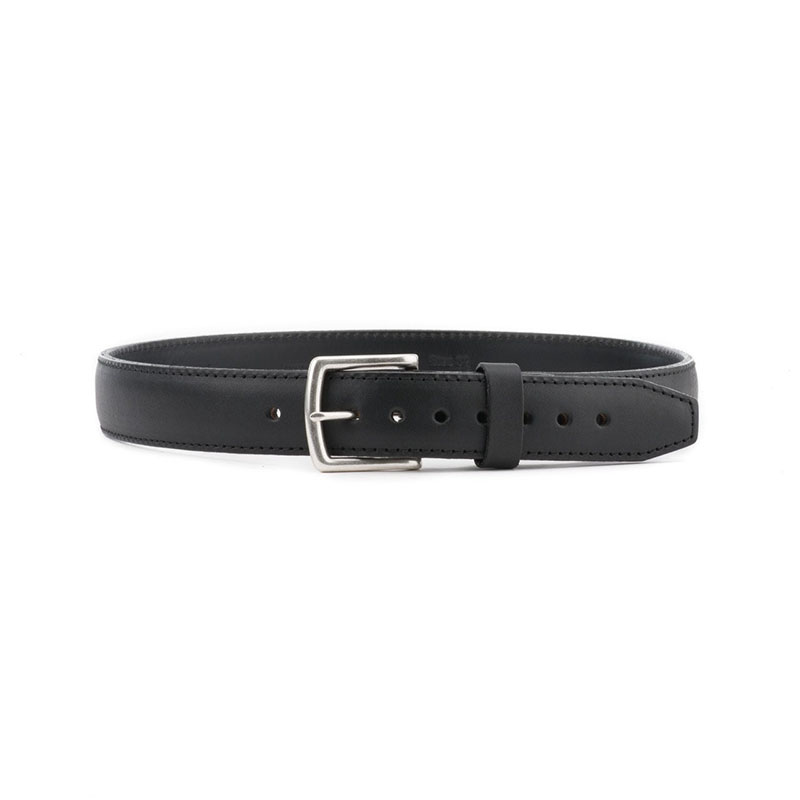 The best leather belt is a Saddleback Leather Tow Belt because it is made of full grain leather, has three layers of leather, and is marine grade polyester thread.