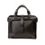 14" Front Door Briefcase in Black - Front View