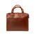 14" Front Door Briefcase in Chestnut - Back View