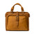 14" Front Door Briefcase in Tobacco - Front View