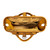 14" Front Door Briefcase in Tobacco - Top Down Open View