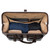 Opened and filled top view of Saddleback Leather's Deep Pocket Leather Duffle Bag in Dark Brown / Dark Coffee Brown
