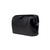 Angled view of leather organizer bag with framed closure
