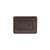 Dark brown full grain leather wallet.