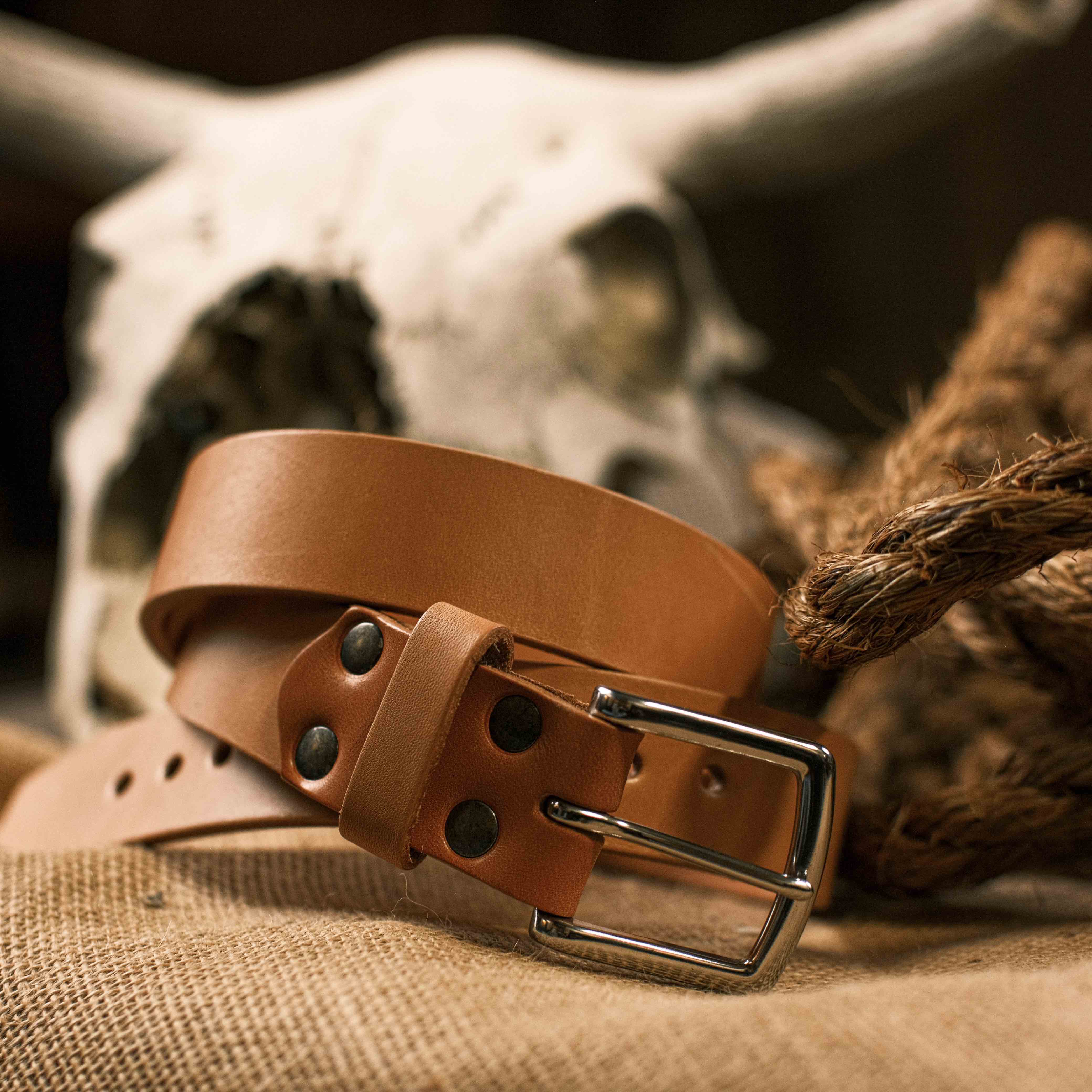 A full grain leather belt will last longer than a belt made from low quality leather.