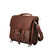 This is a red brown leather briefcase with no breakable parts.