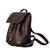 12" Tumbled Leather Drawstring Backpack
