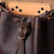 12" Tumbled Leather Drawstring Backpack