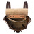 12" Tumbled Leather Drawstring Backpack