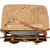 Leather briefcase interior that fits a 16" laptop.