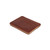 Thin red brown leather wallet.