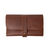 This is the front image of the chestnut leather cord organizer