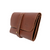 This is the side view of the chestnut leather cord organizer